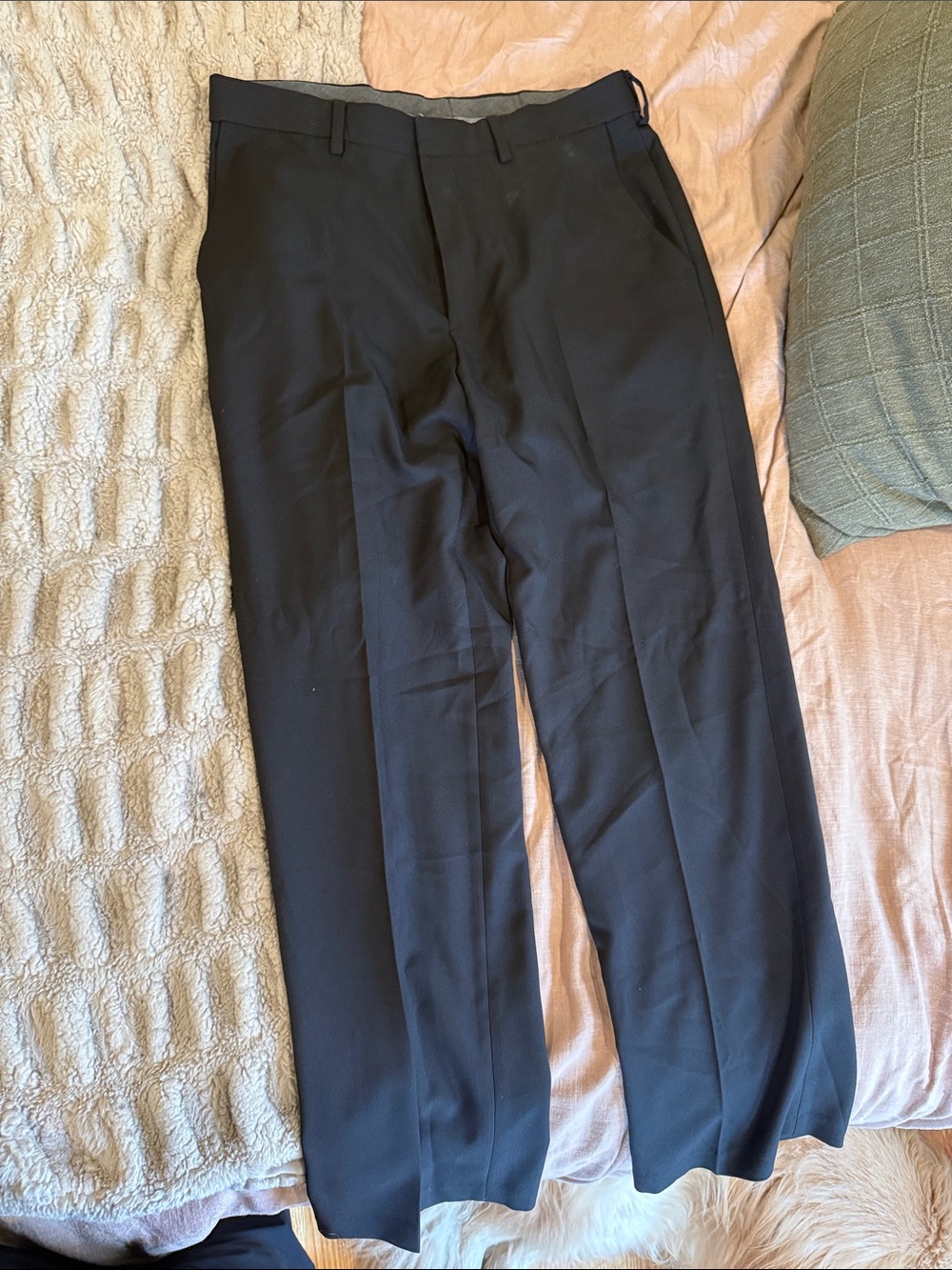 Classic Black Men's Dress Pants